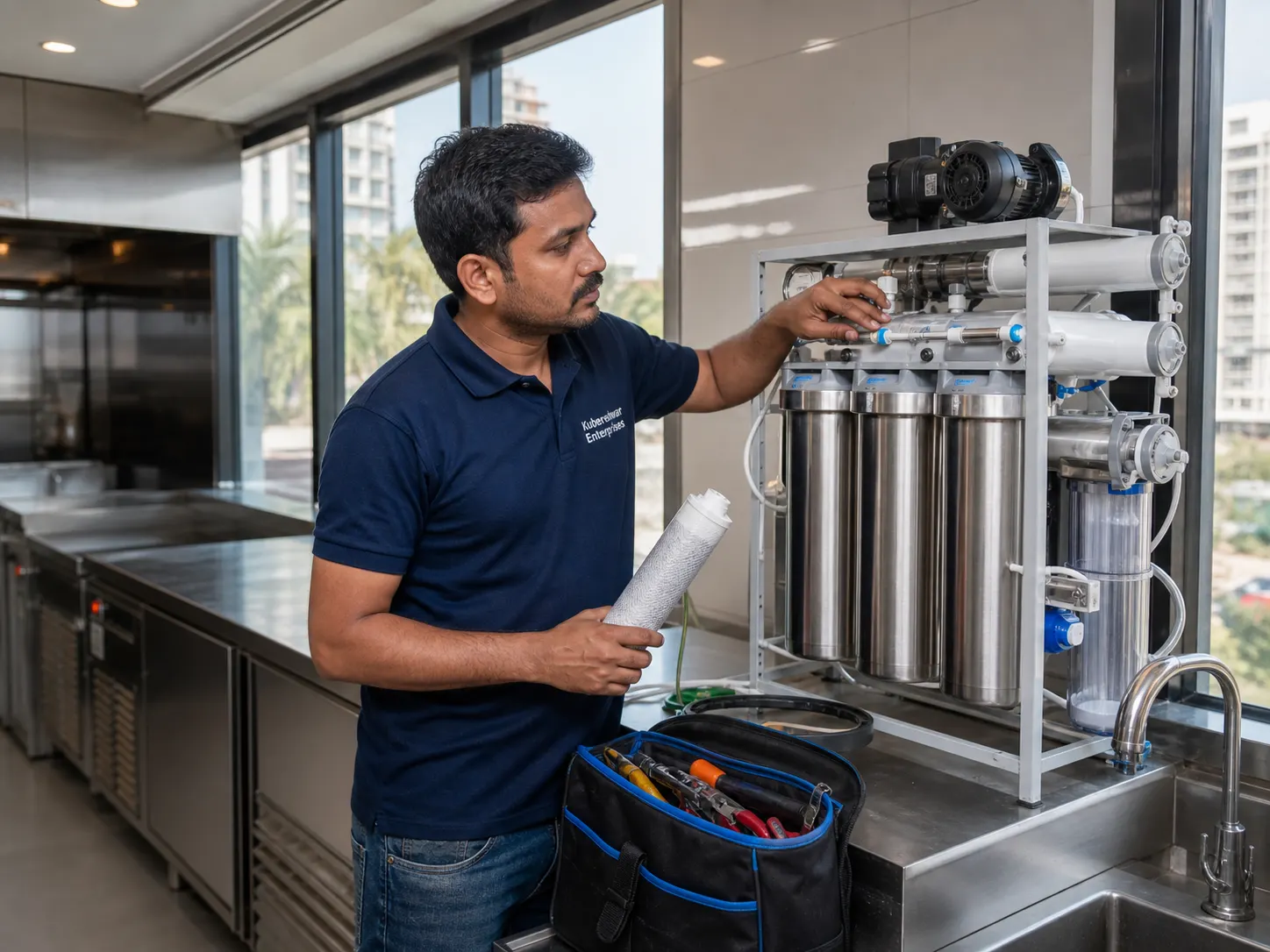 Commercial RO Service by Kubereshwar Enterprises